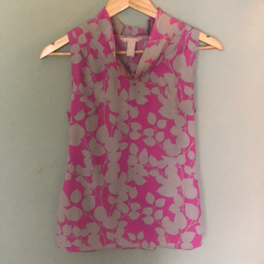 Banana Republic sleeveless blouse.